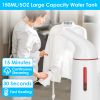 700W Garments Steamer Portable Handheld Steamer Travel Electric Steamer for Garments Clothing Wrinkles Remover 30S Heat Up 150ML Water Tank - White