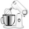 5.5 qt. 12-Speed White Die-Cast Stand Mixer with Attachments - White - die casting