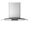 30 inch Wall Mounted Range Hood 700CFM Tempered Glass Touch Panel Control Vented LEDs - Touch Control