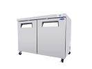 ORIKOOL 48" Commercial Under Counter Freezer 2 Door 14 Cu.ft Undercounter Work Top Freezers ETL Approved - as Pic