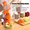 1 Set; 4in1; Vegetable Slicer; Multifunctional Fruit Slicer; Manual Food Grater; Rotary Cutter; Vegetable Grinders; Kitchen Stuff; Kitchen Gadgets - B