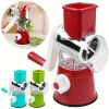 1 Set; 4in1; Vegetable Slicer; Multifunctional Fruit Slicer; Manual Food Grater; Rotary Cutter; Vegetable Grinders; Kitchen Stuff; Kitchen Gadgets - B