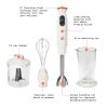 Beautiful Immersion Blender with 500ml Chopper and 700ml Measuring Cup White Icing by Drew Barrymore - Beautiful