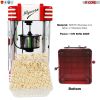 5 Core Popcorn Machine Popcorn Maker Machine used in Home Movie Theater Style Popcorn Popper 4 Oz Antique 300 Watts Big Grande Size - POP 850 - Red