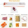 Electric Vacuum Sealer Machine Household Automatic Food Vacuum Sealer Quick Sealing System Machine - White