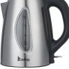 1.8L Stainless Steel Electric Kettle with Water Window - As Pictures