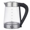 1500W 2.5L Electric Kettle with Blue Glass - As Pictures